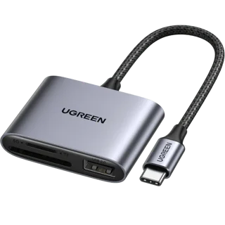 کارت خوان USB-C SD و TF یوگرین CM387