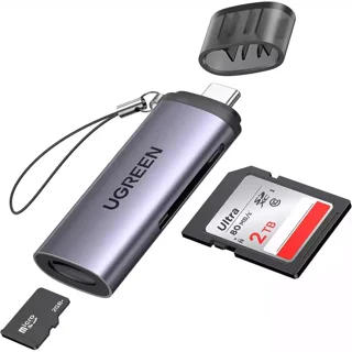 کارت خوان USB-C برای SD و Micro SD یوگرین CM184